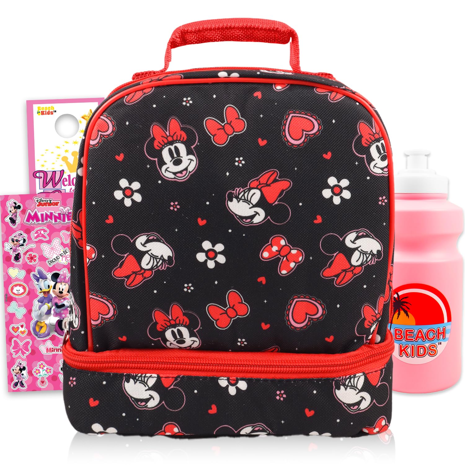 Amazon | ディズニー ミニーマウス ランチバッグ 女の子用 キッズ